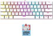 61-KEYS WIRED MECH KEYBOARD RED.SW. MKA-1C CORE LINEAR WHITE MKA-1C-CORE-LW ARMAGGEDDON