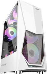 ATX/MATX PC CASING WITH 3XARGB FANS WHITE TRITRON1-W ARMAGGEDDON