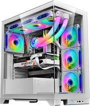 E-ATX RGB TRANSPARENT FISH TANK GAMING CASE AQUARON XTREME WHITE AQUARON-XTREME-W ARMAGGEDDON