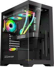 FULL ATX TRANSPARENT FISH TANK GAMING CASE AQUARON PRO BLACK AQUARON-PRO-B ARMAGGEDDON