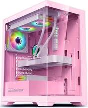 FULL ATX TRANSPARENT FISH TANK GAMING CASE AQUARON PRO PINK AQUARON-PRO-P ARMAGGEDDON