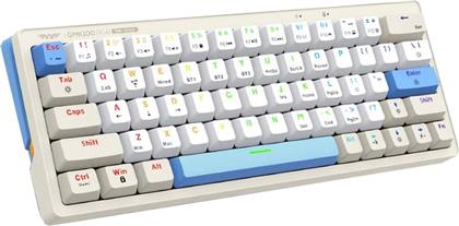 GMK-100 MECH GAMING ΜΗΧΑΝΙΚΟ AΣΥΡΜΑΤΟ ΠΛΗΚΤΡΟΛΟΓΙΟ TRI-MODE RGB - WINTER (US) ARMAGGEDDON