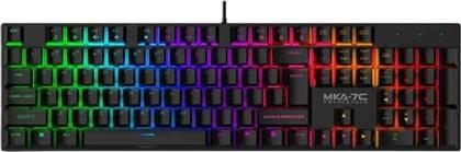 MKA-7C-BLK PSYCHEAGLE GAMING ΜΗΧΑΝΙΚΟ ΕΝΣΥΡΜΑΤΟ FULL SIZE ΠΛΗΚΤΡΟΛΟΓΙΟ ΜΕ CUSTOM BLUE ΔΙΑΚΟΠΤΕΣ ΚΑΙ RGB ΜΑΥΡΟ (US) ARMAGGEDDON