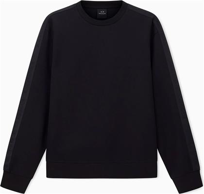 ΑΝΔΡΙΚΗ ΜΠΛΟΥΖΑ ΦΟΥΤΕΡ REGULAR FIT - XM001296AF10818 ΜΑΥΡΟ ARMANI EXCHANGE