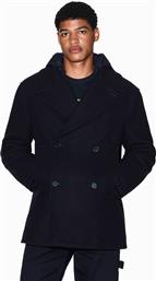 ΑΝΔΡΙΚΟ ΠΑΛΤΟ ΜΕ ΑΦΑΙΡΟΥΜΕΝΗ ΚΟΥΚΟΥΛΑ - XM001120AF16596 ΣΚΟΥΡΟ ΜΠΛΕ ARMANI EXCHANGE