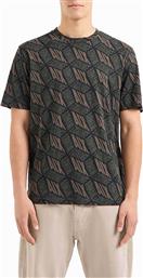 ΑΝΔΡΙΚΟ T-SHIRT ΜΕ ALL-OVER GRAPHIC LOGO PRINT - 6DZTHYZJH4Z ΛΑΔΙ ARMANI EXCHANGE