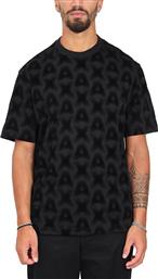 ΑΝΔΡΙΚΟ T-SHIRT ΜΕ ALL-OVER MONOGRAM PRINT REGULAR FIT - XM000061AF10356 ΜΑΥΡΟ ARMANI EXCHANGE