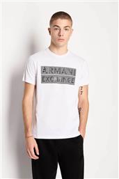 ΑΝΔΡΙΚΟ T-SHIRT ΜΕ GRAPHIC LOGO PRINT SLIM FIT - 6RZTACZJ9TZ ΛΕΥΚΟ ARMANI EXCHANGE