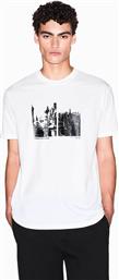 ΑΝΔΡΙΚΟ T-SHIRT ΜΕ GRAPHIC PRINT REGULAR FIT - XM001461AF10358 ΛΕΥΚΟ ARMANI EXCHANGE