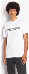 ΑΝΔΡΙΚΟ T-SHIRT ΜΕ LOGO PRINT REGULAR FIT - 6RZTLTZJ9JZ ΛΕΥΚΟ ARMANI EXCHANGE