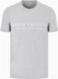 ΑΝΔΡΙΚΟ T-SHIRT ΜΕ LOGO PRINT REGULAR FIT - 8NZT72Z8H4Z ΓΚΡΙ ARMANI EXCHANGE