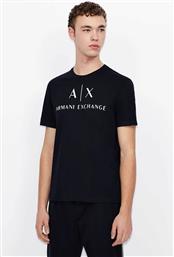 ΑΝΔΡΙΚΟ T-SHIRT ΜΕ LOGO PRINT SLIM FIT - 8NZTCJZ8H4Z ΜΠΛΕ ΣΚΟΥΡΟ ARMANI EXCHANGE