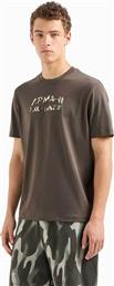 ΑΝΔΡΙΚΟ T-SHIRT ΜΕ ΛΟΓΟΤΥΠΟ - 6DZTHCZJBYZ ΧΑΚΙ ARMANI EXCHANGE