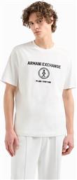 ΑΝΔΡΙΚΟ T-SHIRT ΜΕ ΛΟΓΟΤΥΠΟ - 6DZTLCZJ9JZ ΛΕΥΚΟ ARMANI EXCHANGE