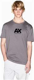 ΑΝΔΡΙΚΟ T-SHIRT ΜΕ ΛΟΓΟΤΥΠΟ REGULAR FIT - XM001403AF16432 ΓΚΡΙ ARMANI EXCHANGE