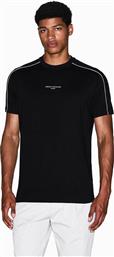 ΑΝΔΡΙΚΟ T-SHRT REGULAR FIT ΜΕ ΛΟΓΟΤΥΠΟ - XM001360AF10358 ΜΑΥΡΟ ARMANI EXCHANGE