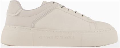 ΓΥΝΑΙΚΕΙΑ SNEAKERS ΜΕ ΚΟΡΔΟΝΙΑ - XDX133XV725 ΚΡΕΜ ARMANI EXCHANGE