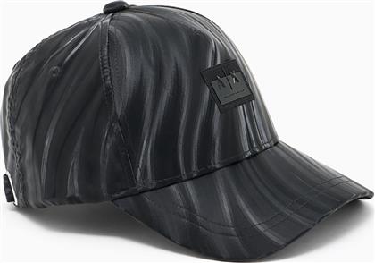 ΓΥΝΑΙΚΕΙΟ BASEBALL ΚΑΠΕΛΟ ΜΟΝΟΧΡΩΜΟ - XW001511AF16211 ΜΑΥΡΟ ARMANI EXCHANGE