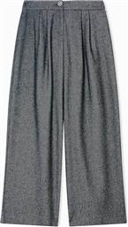 ΓΥΝΑΙΚΕΙΟ ΠΑΝΤΕΛΟΝΙ ΜΕ ΡΙΓΕ ΣΧΕΔΙΟ WIDE LEG - XW001263AF16146 ΓΚΡΙ ARMANI EXCHANGE