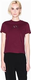 ΓΥΝΑΙΚΕΙΟ T-SHIRT ΜΕ GRAPHIC LOGO - XW001345AF16356 ΜΠΟΡΝΤΟ ARMANI EXCHANGE