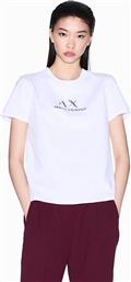 ΓΥΝΑΙΚΕΙΟ T-SHIRT ΜΕ GRAPHIC LOGO - XW001345AF16356 ΛΕΥΚΟ ARMANI EXCHANGE