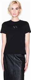 ΓΥΝΑΙΚΕΙΟ T-SHIRT ΜΕ GRAPHIC LOGO - XW001345AF16356 ΜΑΥΡΟ ARMANI EXCHANGE