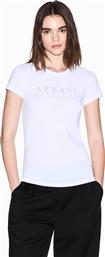 ΓΥΝΑΙΚΕΙΟ T-SHIRT ΜΕ GRAPHIC LOGO - XW001349AF17173 ΛΕΥΚΟ ARMANI EXCHANGE