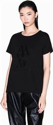 ΓΥΝΑΙΚΕΙΟ T-SHIRT ΜΕ LOGO RELAXED FIT - XW001373AF10356 ΜΑΥΡΟ ARMANI EXCHANGE