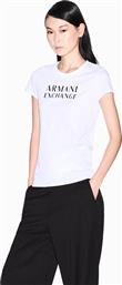 ΓΥΝΑΙΚΕΙΟ T-SHIRT ΜΕ LOGO SLIM FIT - XW001357AF10356 ΛΕΥΚΟ ARMANI EXCHANGE