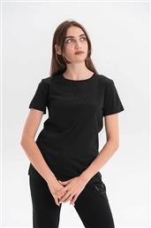 ΓΥΝΑΙΚΕΙΟ T-SHIRT ΜΕ LOGO - XW001366AF10356 ΜΑΥΡΟ ARMANI EXCHANGE
