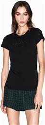 ΓΥΝΑΙΚΕΙΟ T-SHIRT ΜΕ ΛΟΓΟΤΥΠΟ SLIM FIT - XW001388AF10356 ΜΑΥΡΟ ARMANI EXCHANGE