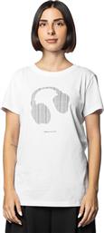 ΓΥΝΑΙΚΕΙΟ T-SHIRT ΜΕ PRINT - XW001370AF10356 ΛΕΥΚΟ ARMANI EXCHANGE