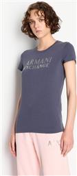 ΓΥΝΑΙΚΕΙΟ T-SHIRT ΜΕ ΤΡΟΥΚΣ - 6RYT36YJC7Z ΑΝΘΡΑΚΙ ARMANI EXCHANGE