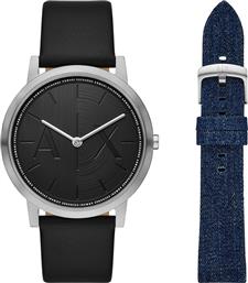 ΡΟΛΟΙ DALE AX7168SET ΜΑΥΡΟ ARMANI EXCHANGE