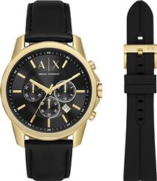 ΡΟΛΟΙ HORLOGE AX7133SET ΜΑΥΡΟ ARMANI EXCHANGE