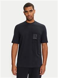 T-SHIRT 6DZMJC ZJXHZ 1510 ΣΚΟΥΡΟ ΜΠΛΕ REGULAR FIT ARMANI EXCHANGE