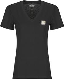 T-SHIRT ΜΕ ΚΟΝΤΑ ΜΑΝΙΚΙΑ 6DYT23 ARMANI EXCHANGE από το SPARTOO