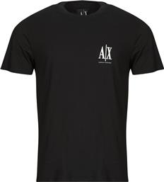 T-SHIRT ΜΕ ΚΟΝΤΑ ΜΑΝΙΚΙΑ T-SHIRT ARMANI EXCHANGE