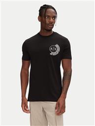 T-SHIRT XM000556 AF10358 UC001 ΜΑΥΡΟ REGULAR FIT ARMANI EXCHANGE