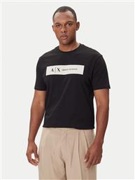 T-SHIRT XM001425 AF10361 UC001 ΜΑΥΡΟ REGULAR FIT ARMANI EXCHANGE