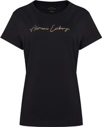 T-SHIRT XW001457 AF10356 MC021 ΜΑΥΡΟ REGULAR FIT ARMANI EXCHANGE