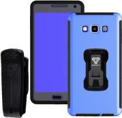 RUGGED CASE WITH BELT CLIP TX-SS-A7 FOR SAMSUNG GALAXY A7 BLUE ARMOR X