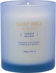 ΑΡΩΜΑΤΙΚΟ ΚΕΡΙ SLEEP WELL CANDLE 280 G ΧΡΩΜΑ: ΜΠΛΕ AROMA HOME