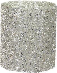 ΚΗΡΟΠΗΓΙΟ ΓΥΑΛΙΝΟ 13,5X15ΕΚ. STRASS SILVER 30548 (ΥΛΙΚΟ: ΓΥΑΛΙ, ΧΡΩΜΑ: ΑΣΗΜΙ ) - - LUMIERE-30548 ART ET LUMIERE