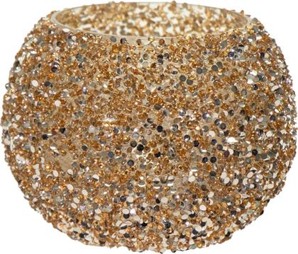 ΚΗΡΟΠΗΓΙΟ ΓΥΑΛΙΝΟ 16X12ΕΚ. STRASS GOLD 30536 (ΥΛΙΚΟ: ΓΥΑΛΙ, ΧΡΩΜΑ: ΧΡΥΣΟ ) - - LUMIERE-30536 ART ET LUMIERE