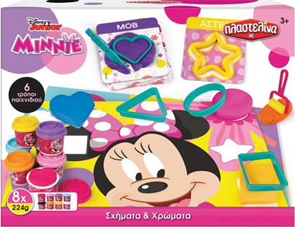 AS ΠΛΑΣΤΕΛΙΝΗ DISNEY MINNIE ΜΑΘΑΙΝΩ ΤΑ ΣΧΗΜΑΤΑ ΚΑΙ ΤΑ ΧΡΩΜΑΤΑ 8 ΒΑΖΑΚΙΑ ΜΕ ΚΑΠΑΚΙΑ ΚΑΛΟΥΠΑΚΙΑ 224GR 1045-03588 AS COMPANY