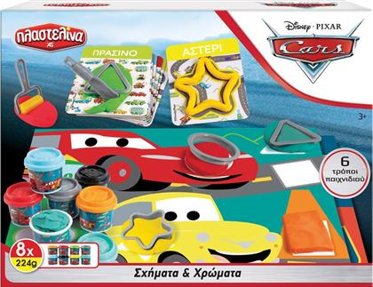 AS ΠΛΑΣΤΕΛΙΝΗ DISNEY CARS ΜΑΘΑΙΝΩ ΤΑ ΣΧΗΜΑΤΑ ΚΑΙ ΤΑ ΧΡΩΜΑΤΑ 8 ΒΑΖΑΚΙΑ ΜΕ ΚΑΠΑΚΙΑ ΚΑΛΟΥΠΑΚΙΑ 224GR 1045-03589 AS COMPANY