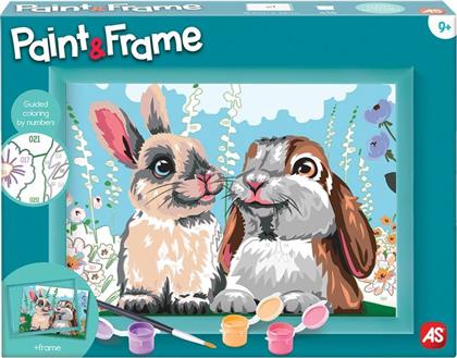 PAINT & FRAME ΖΩΓΡΑΦΙΖΩ ΜΕ ΑΡΙΘΜΟΥΣ CUTE BUNNIES ΓΙΑ ΗΛΙΚΙΕΣ 9+ ΧΡΟΝΩΝ 1038-41011 AS COMPANY