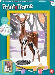 PAINT & FRAME ΖΩΓΡΑΦΙΖΩ ΜΕ ΑΡΙΘΜΟΥΣ SNOW DEER 1038-41014 AS COMPANY