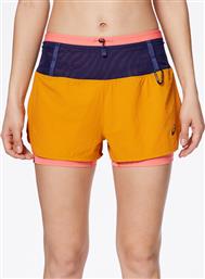 ΑΘΛΗΤΙΚΟ ΣΟΡΤΣ FUJITRAIL 2-N-1 SHORT ΠΟΡΤΟΚΑΛΙ REGULAR FIT ASICS